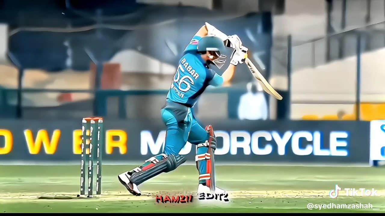 BABAR AZAM Cover Drive One News Page VIDEO
