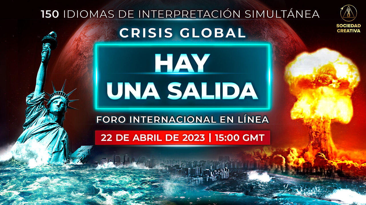 Retransmisión en Vivo Foro "CRISIS GLOBAL. HAY UNA SALIDA"  | 27 de mayo de 2023