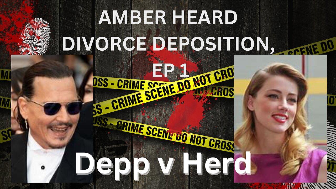 Amber Heard Divorce Depositions Ep1, Pre Johnny Depp v Amber Heard Trial