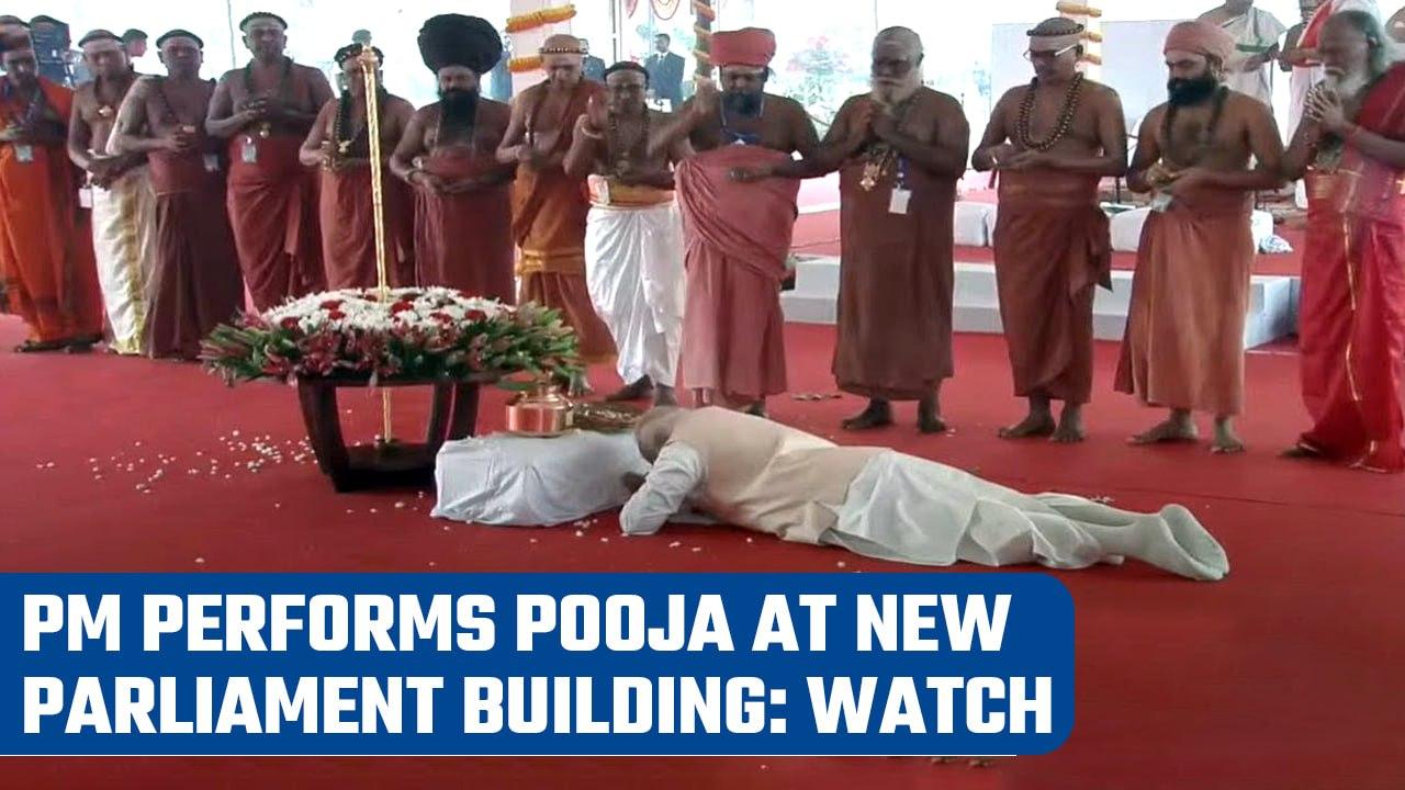 New Parliament Building: PM Modi performs havan and rituals before inauguration | Oneindia News