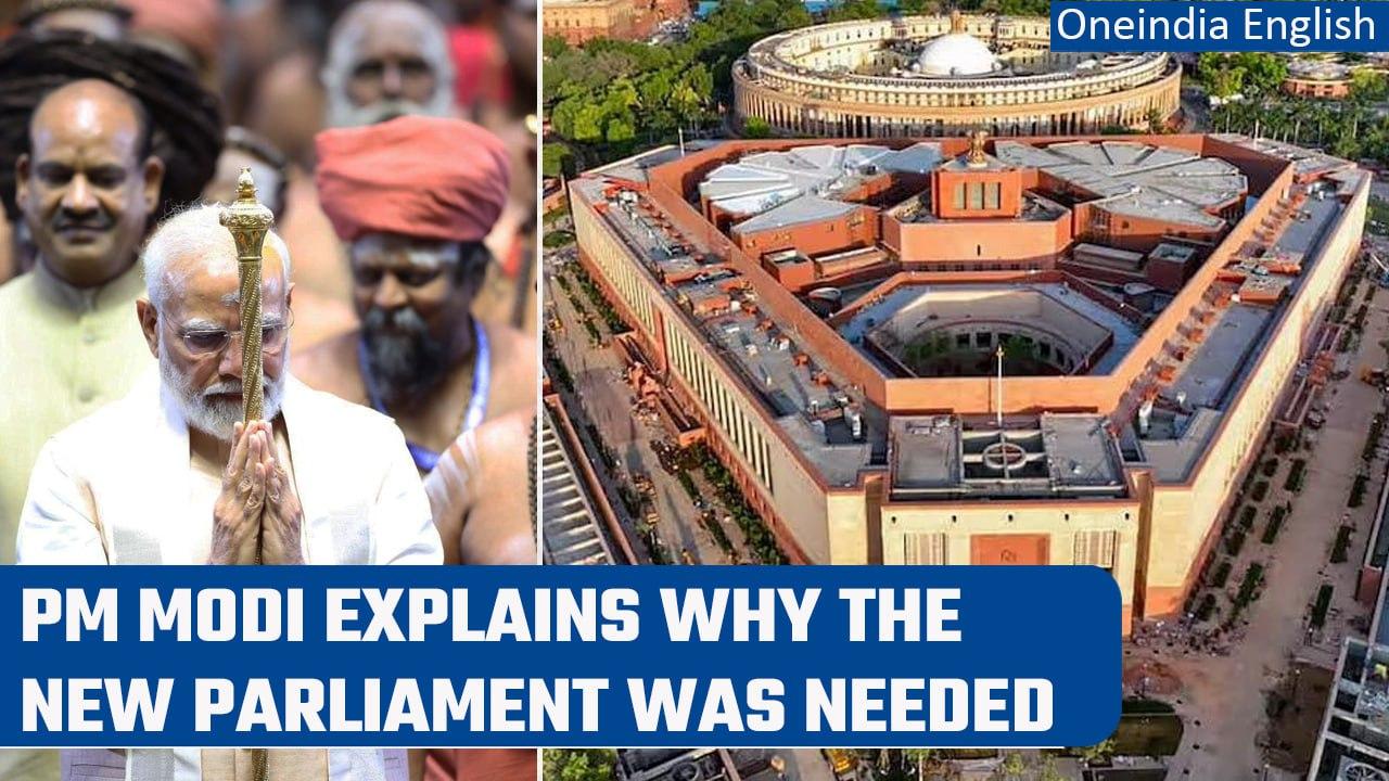 Parliament Building Inauguration: PM Modi describes the new Parliament’s design | Oneindia News