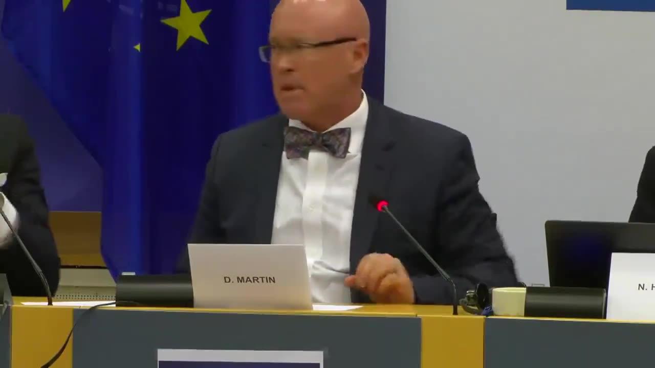 Riveting speech by Dr. David Martin at the European Parliament, May 3, 2023