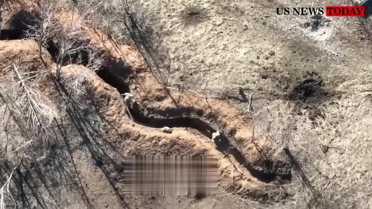 Horrible Footage! Ukraine drones horribly eradicate dozens Russian army in near Bakhmut in seconds