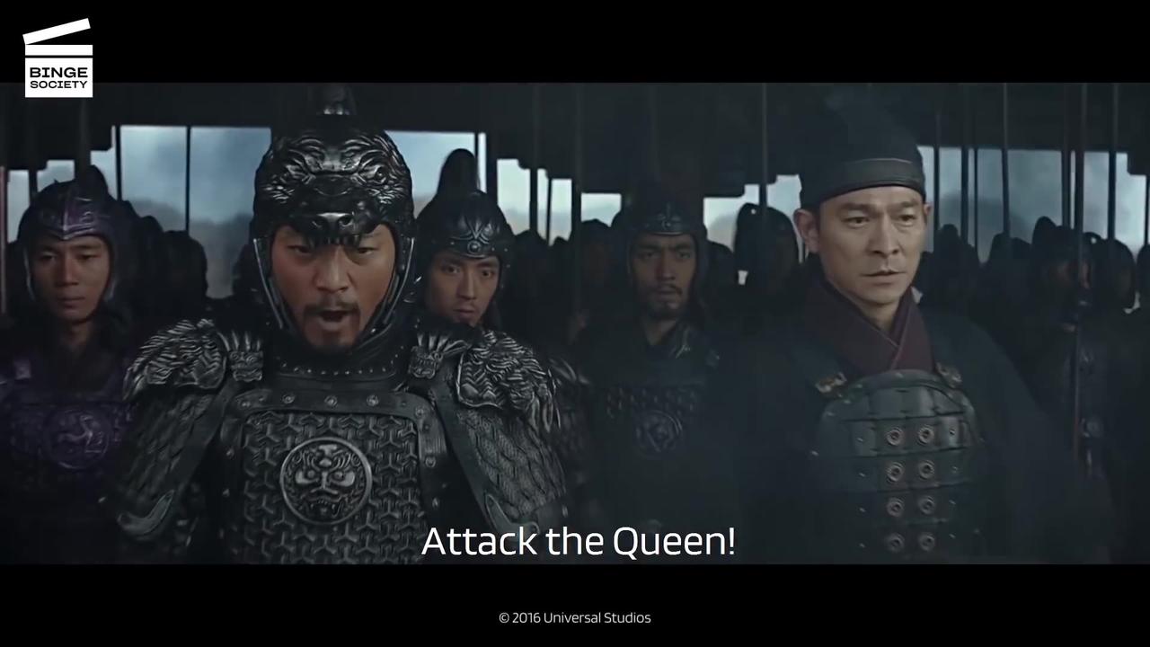 Battle against a monster horde