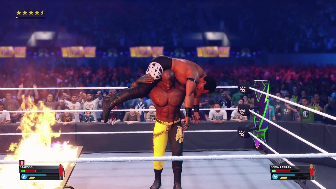 WWE 2K23: Faarooq VS Bobby Lashley - Last Man Standing Highlights