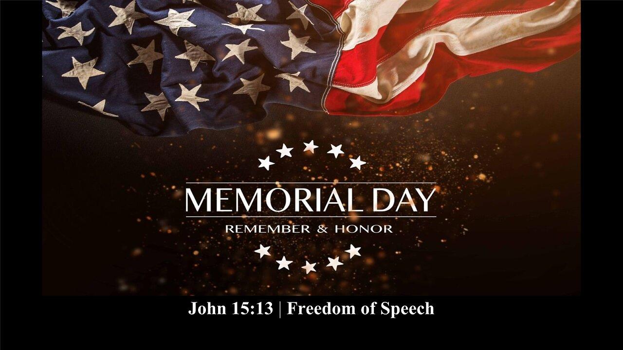 John 15:13 | Freedom of Speech
