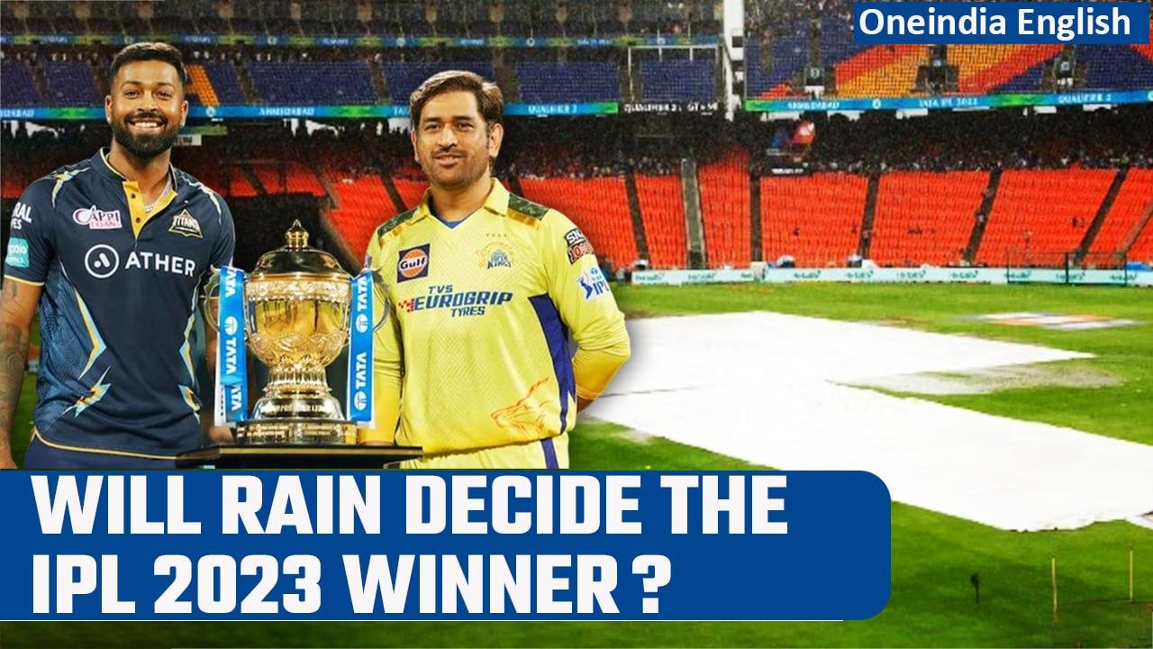 IPL 2023: What will happen if rain washes out reserve day for CSK vs GT final today? | Oneindia News