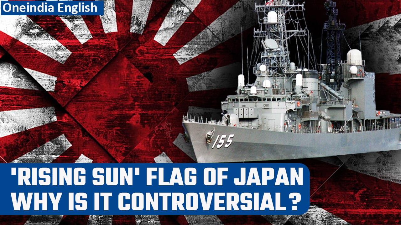JS Hamagiri: Japanese warship courts controversy as it hoists 'Rising Sun' flag | Oneindia News