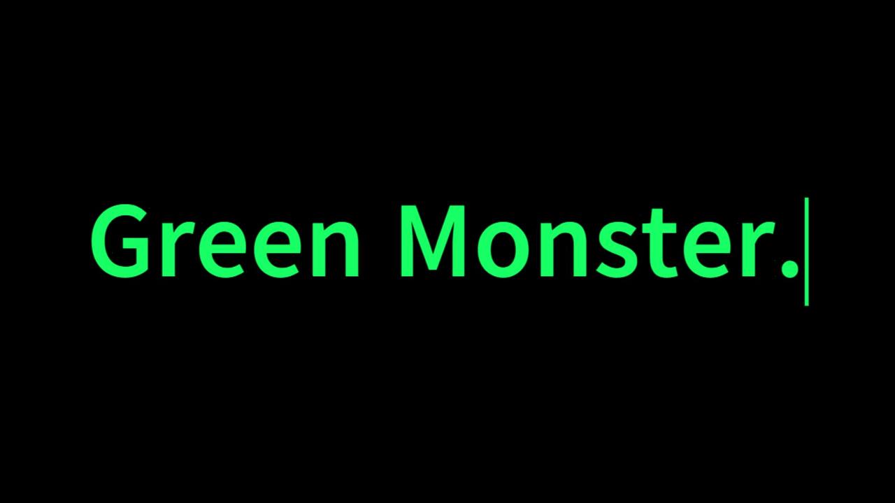 Green Monster (Luzid Dr33m) Lyric Video