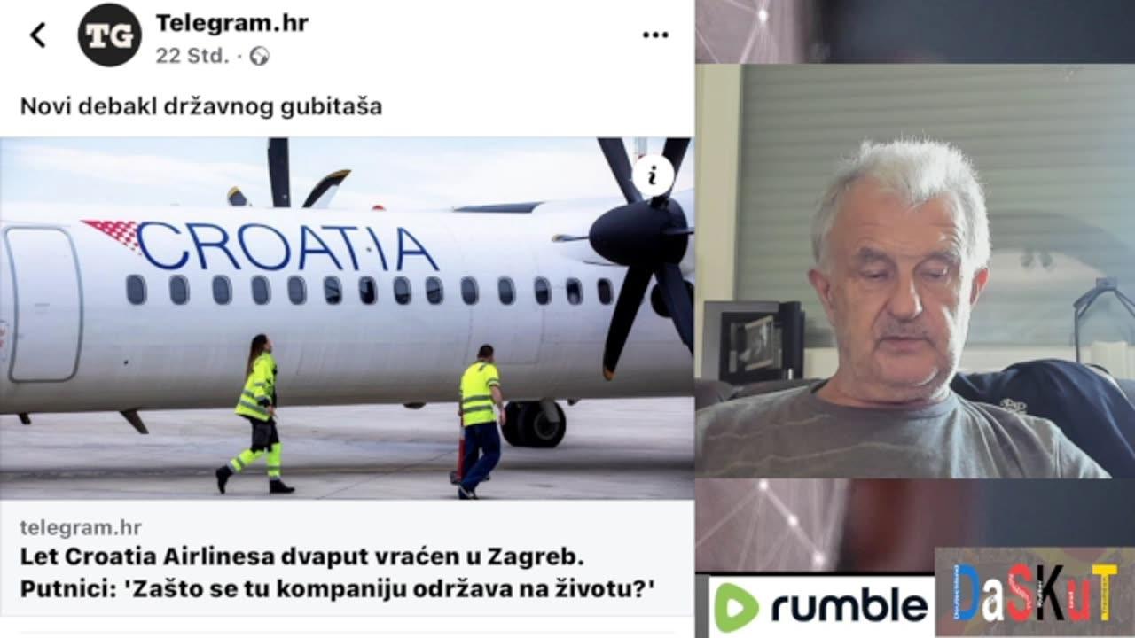 Let Croatia Airlinesa dvaput vracen u Zagreb.