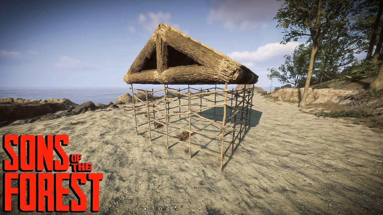 How To Build Stick Walls With Roof For Prison Or One News Page VIDEO