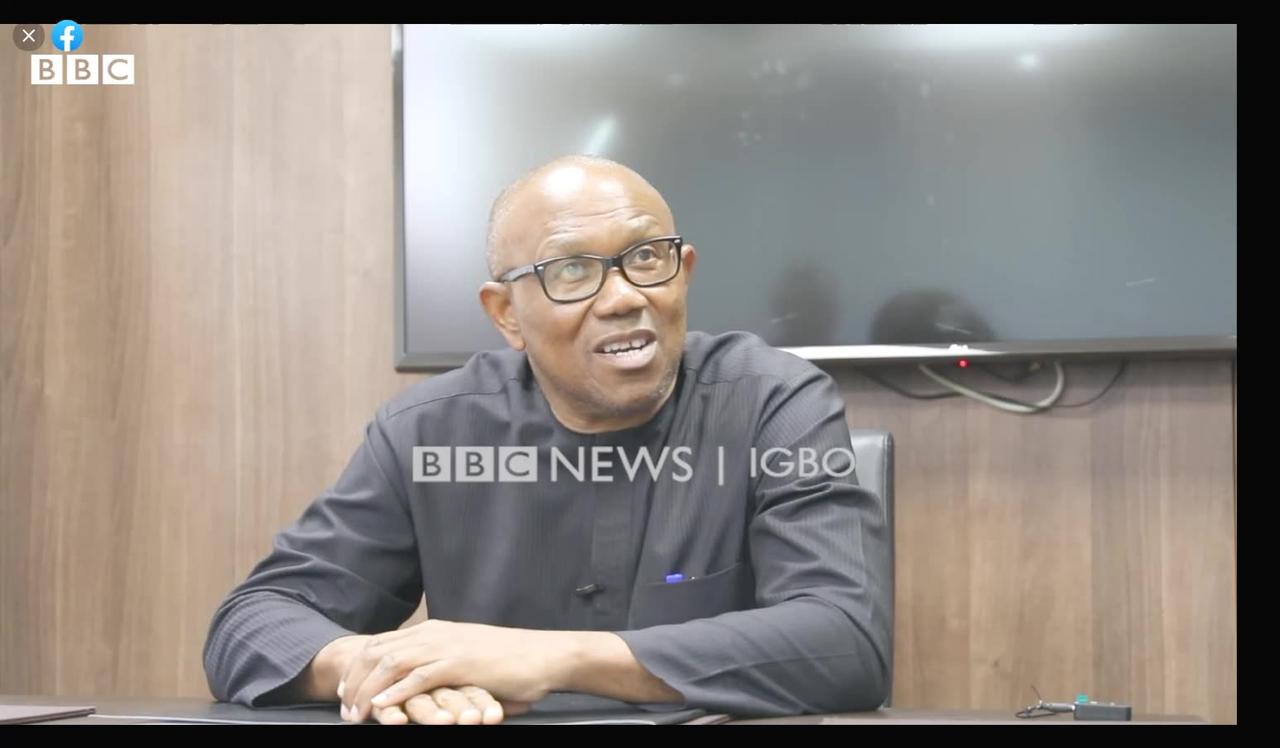 Peter Obi on BBC Igbo Refused to Allow Mazi Nnamdi Kanu's Name To Depart From His Mouth