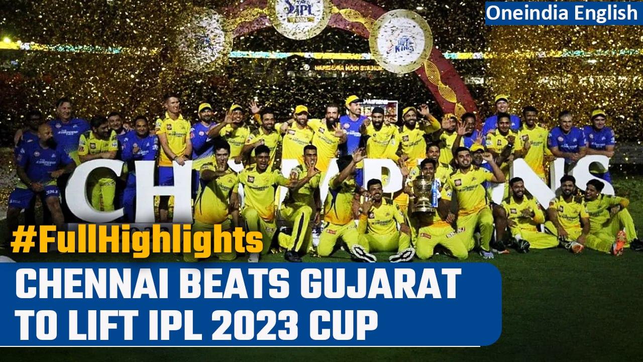IPL 2023 Final: Chennai beats Gujarat by 5 wickets to lift the cup | Oneindia News