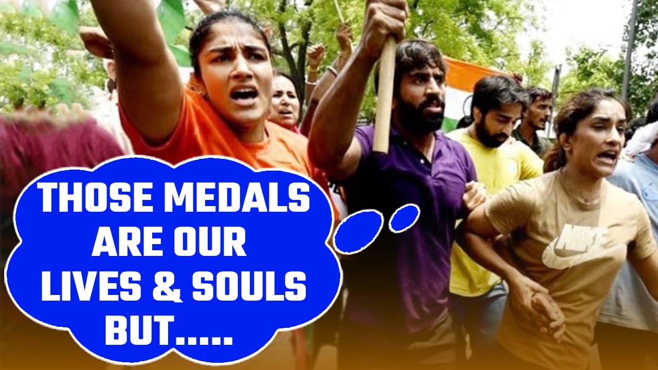 Delhi Wrestlers Protest: Wrestlers to throw medals in The Ganga, sit on hunger strike| Oneindia News