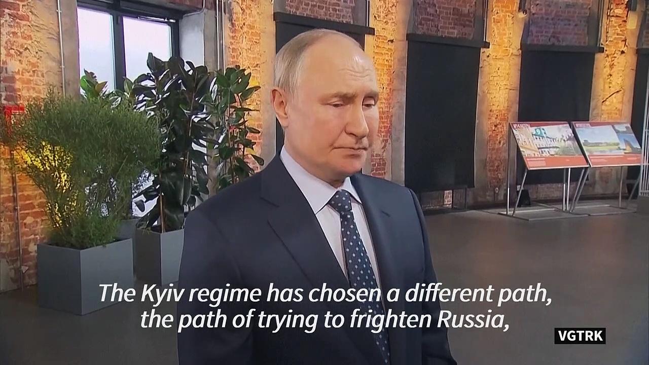 Putin says Ukraine is seeking to 'frighten' Russians after unprecedented drone attack