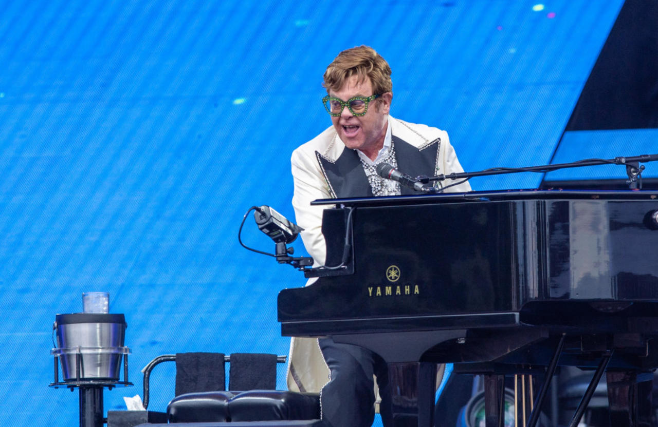 Elton John will be joined by mystery guests during Glastonbury headline slot