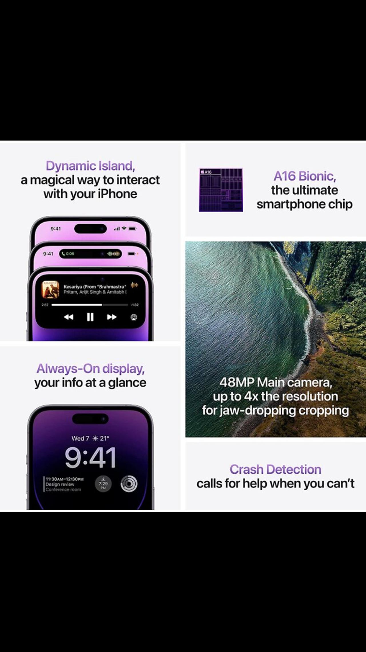 Apple iPhone 14 Pro Max (256 GB) - Deep Purple