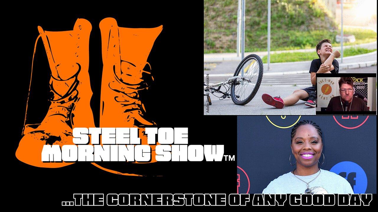 Steel Toe Morning Show 05-30-23 Bike Accidents and a New Mustache