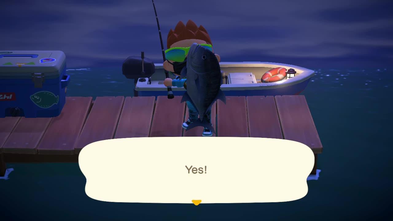 Animal Crossing: New Horizons - "Catching A Giant Trevally"