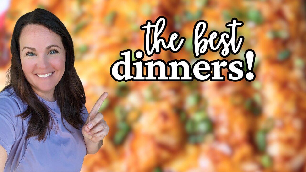 EASY & DELICIOUS DINNERS you can prep ahead | MAKE AHEAD FAVORITES!