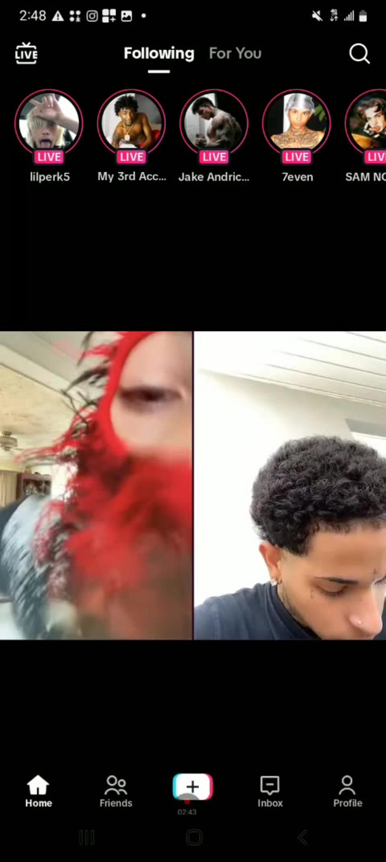 Lilperk with 7even17 tiktok live 5/30/23