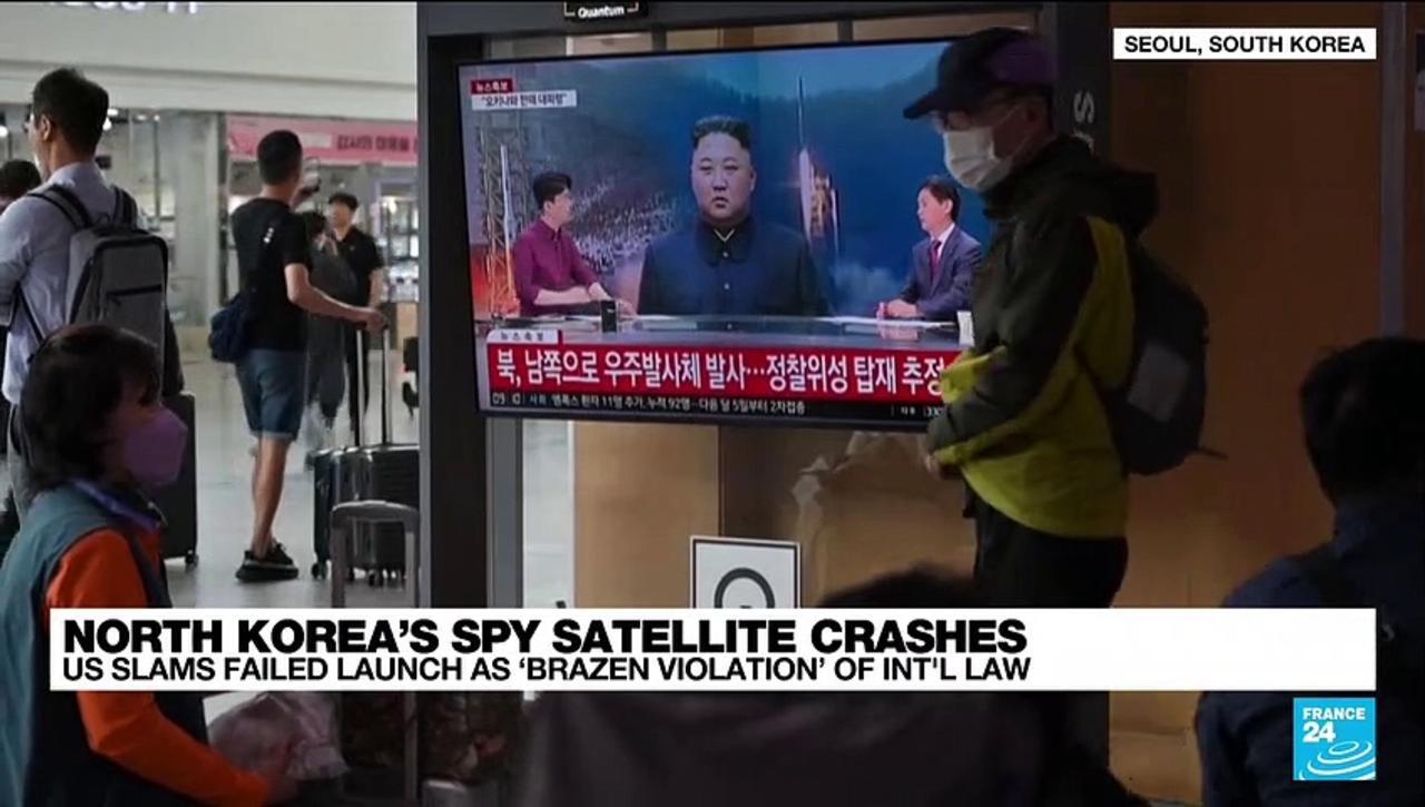 North Korea spy satellite launch ends in failure