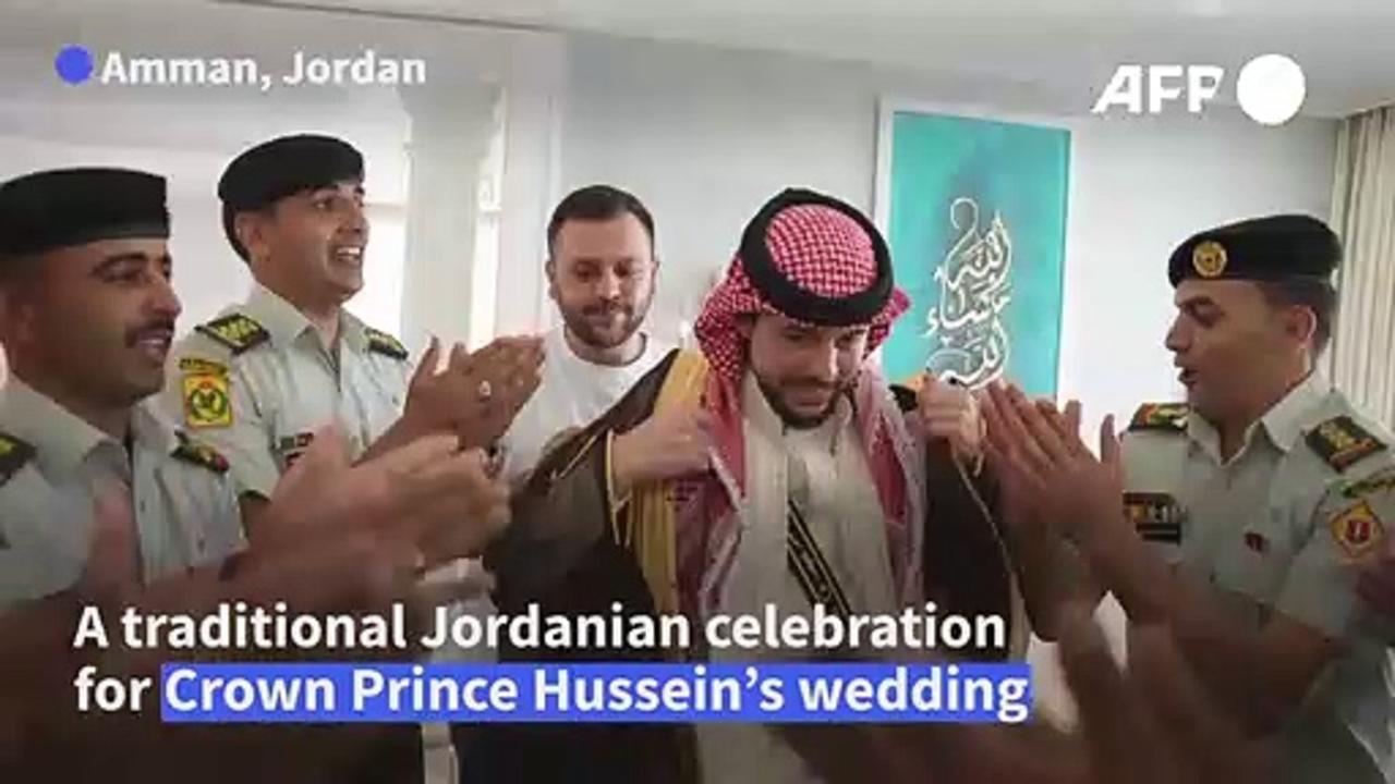 Jordan's Crown Prince celebrates groom's shower ahead of wedding