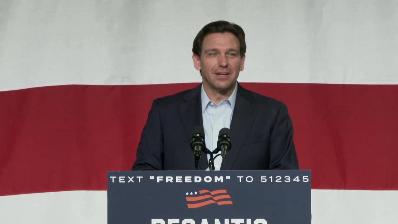 Gov. DeSantis kicks off 2024 presidential campaign in earnest with stop at Iowa church