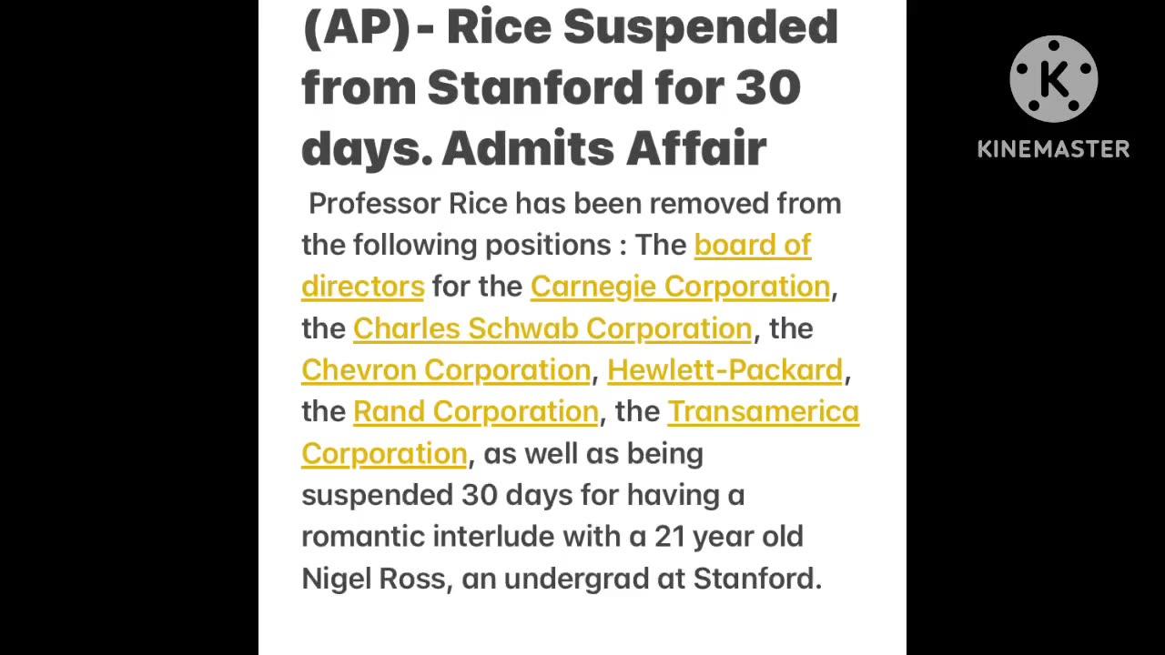 Rice Suspended After Interlude