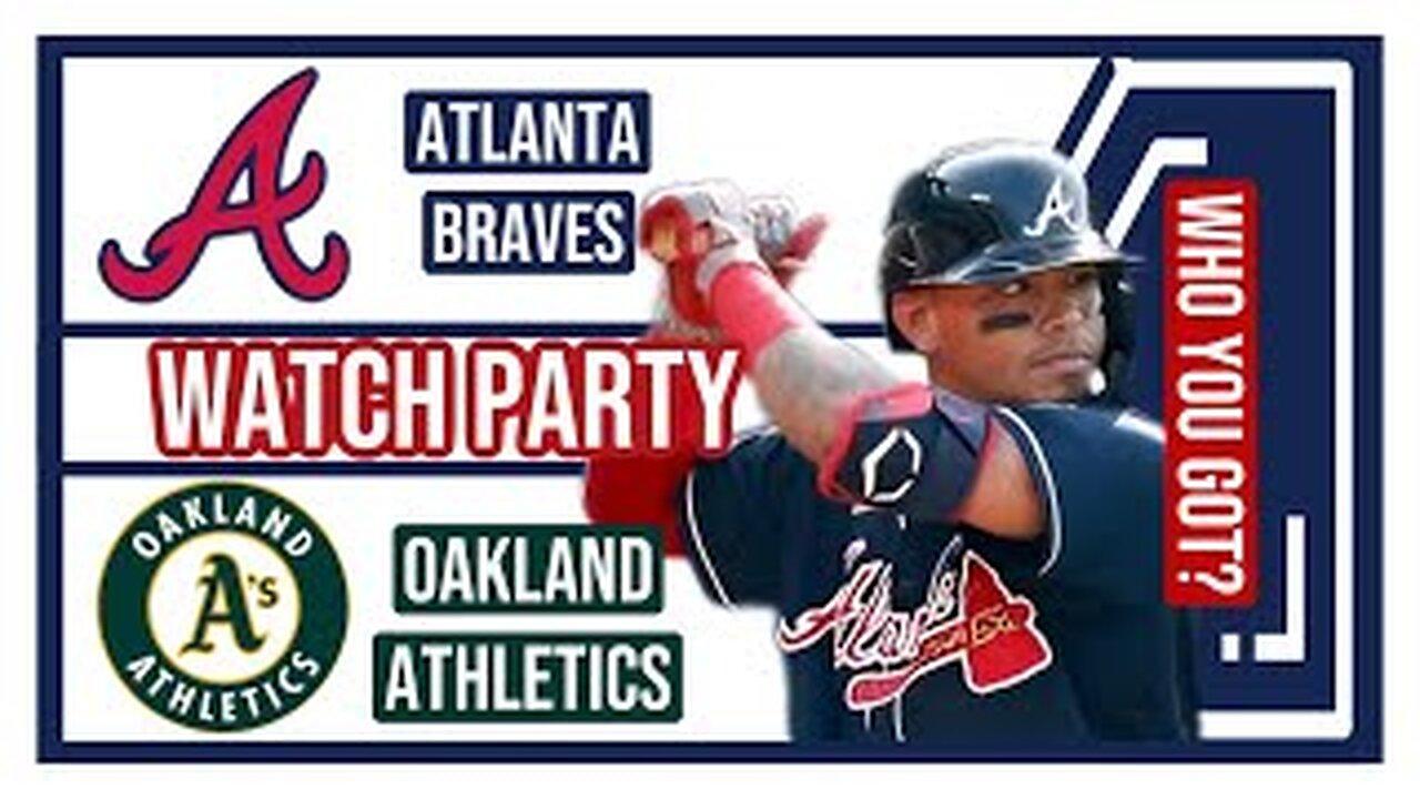 Atlanta Braves vs Oakland Athletics GAME 2 Live Stream Watch Party:  Join The Excitement