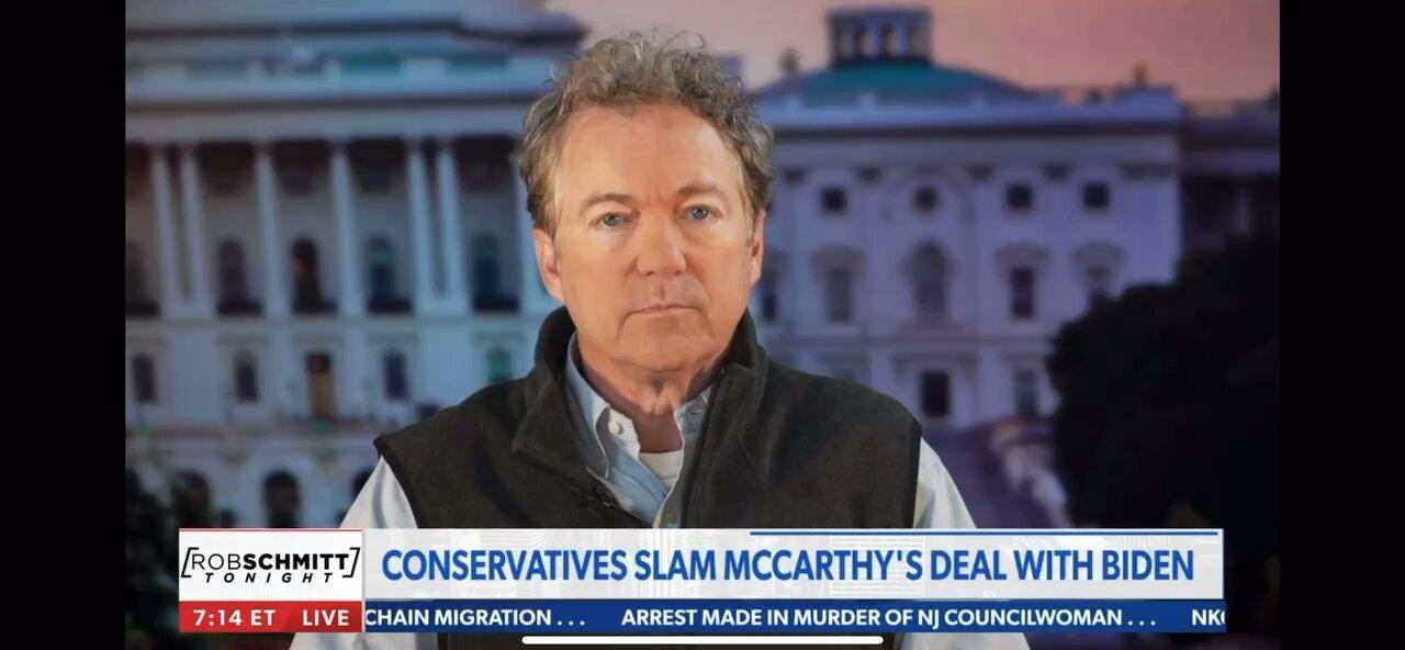 ROB SCHMITT  SENATOR RAND PAUL    THE MONEY PIT GETS FATTER WITH FARSE    FISCAL RESPONSIBILITY ACT