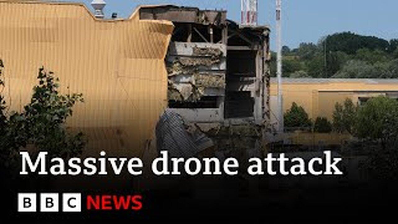 Ukraine war: Kyiv hit by new massive Russian drone attack - BBC News