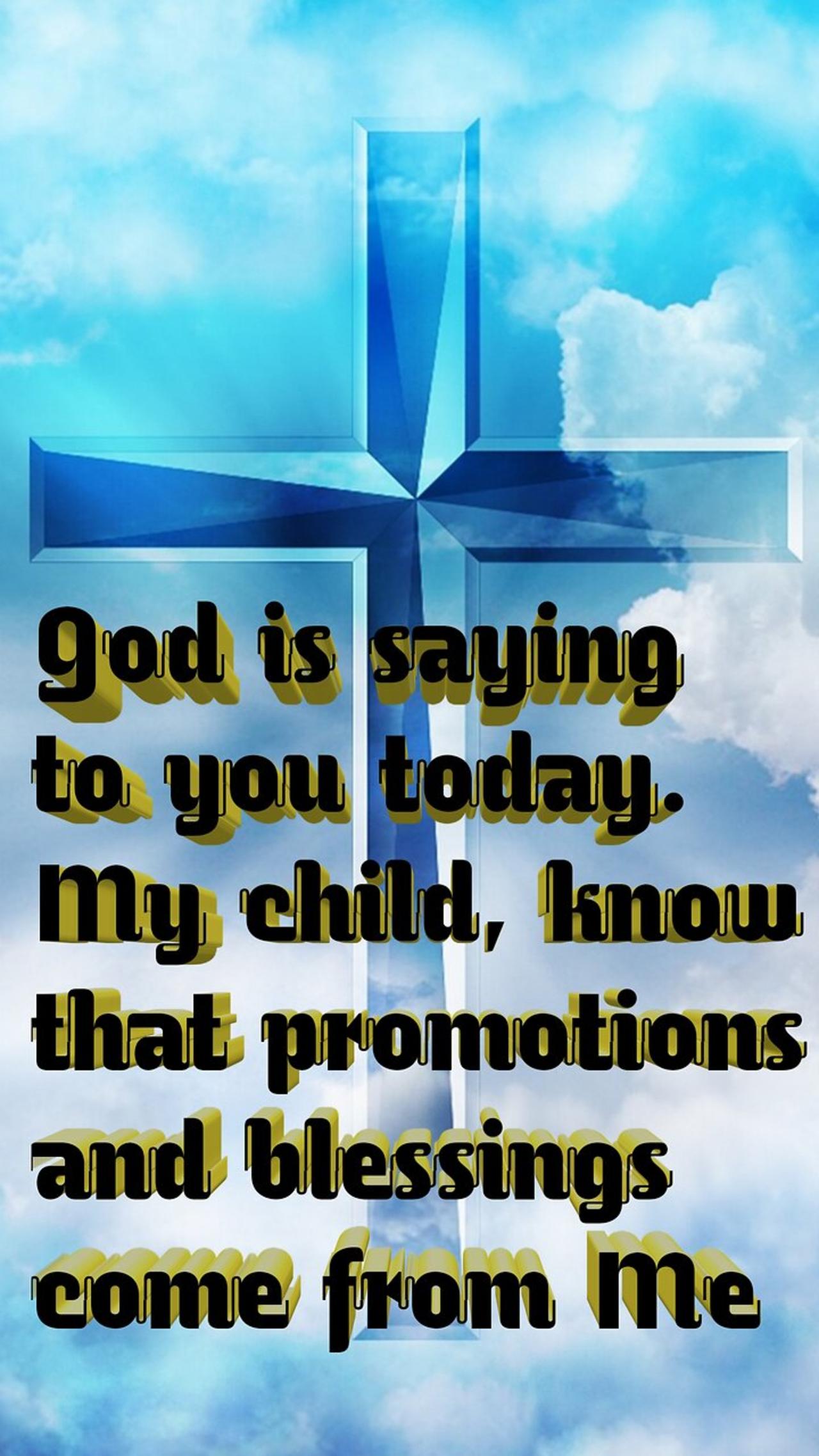 God is saying to you today / God says / God message today / Jesus Christ /