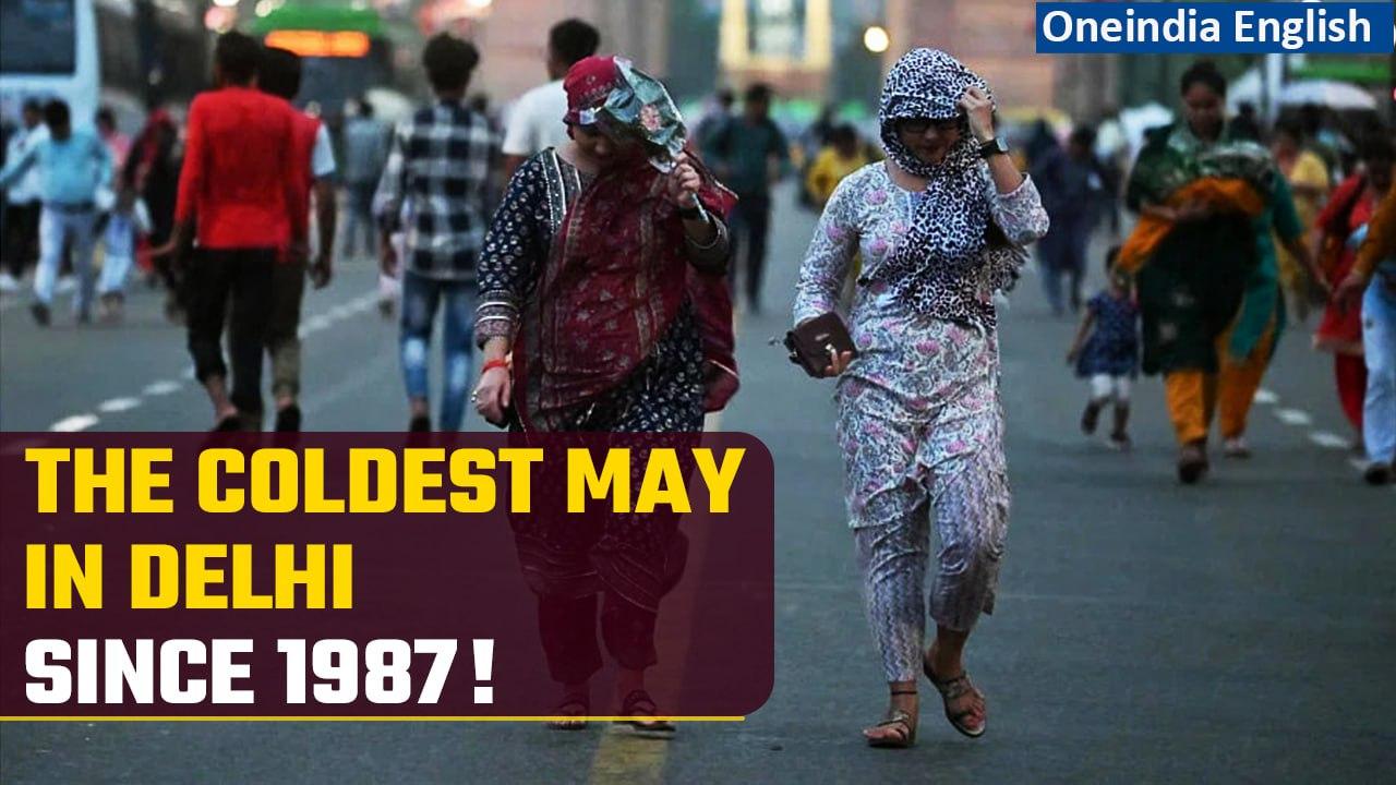 Delhi sees coolest May in 36 years; wet spell continues | Delhi Rains | Oneindia News