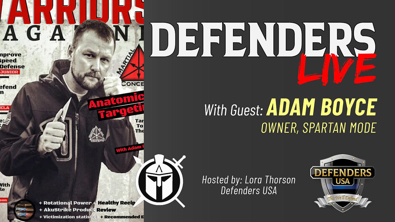 Adam Boyce, Spartan Mode | Pre Assault Indicators and Knife Defense | Defenders LIVE