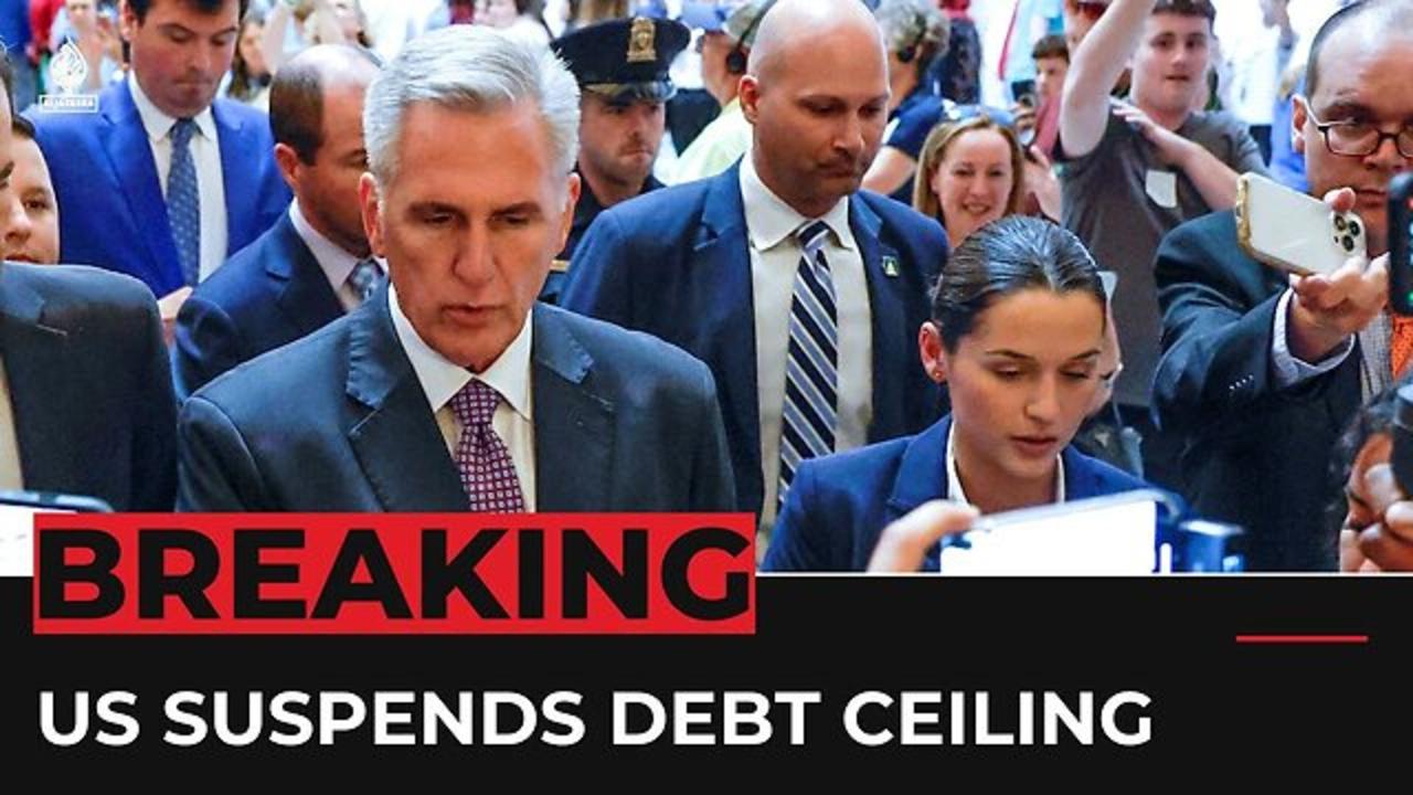 US debt ceiling bill: House votes to suspend debt ceiling and avoid default