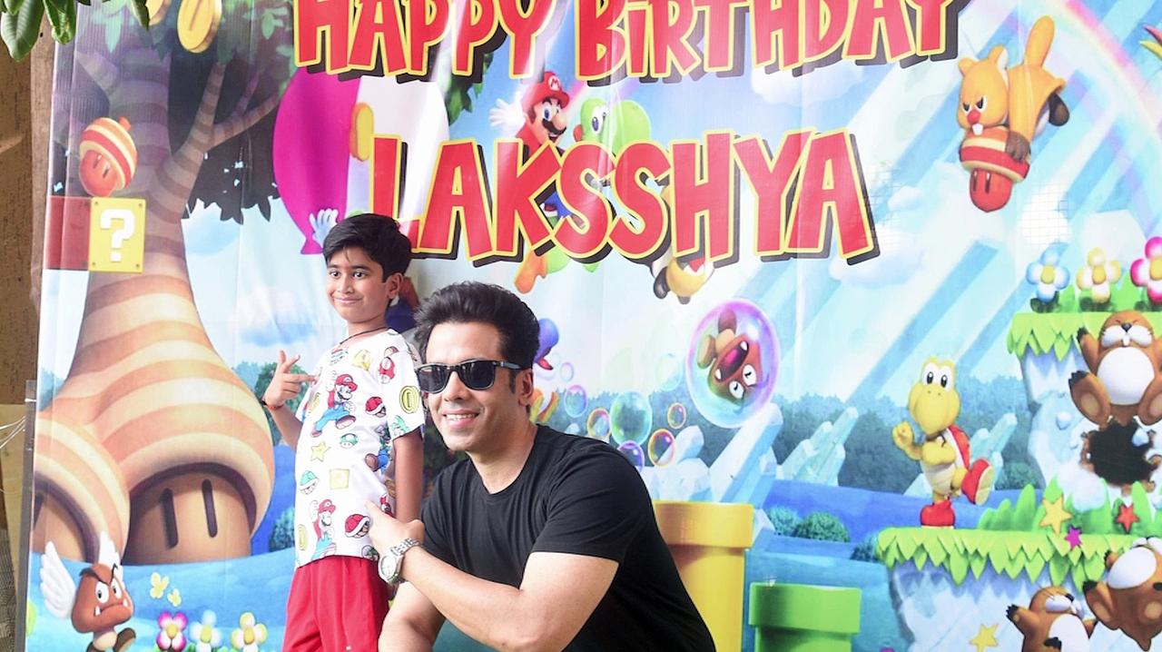 Tusshar Kapoor throws birthday bash for son Laksshya
