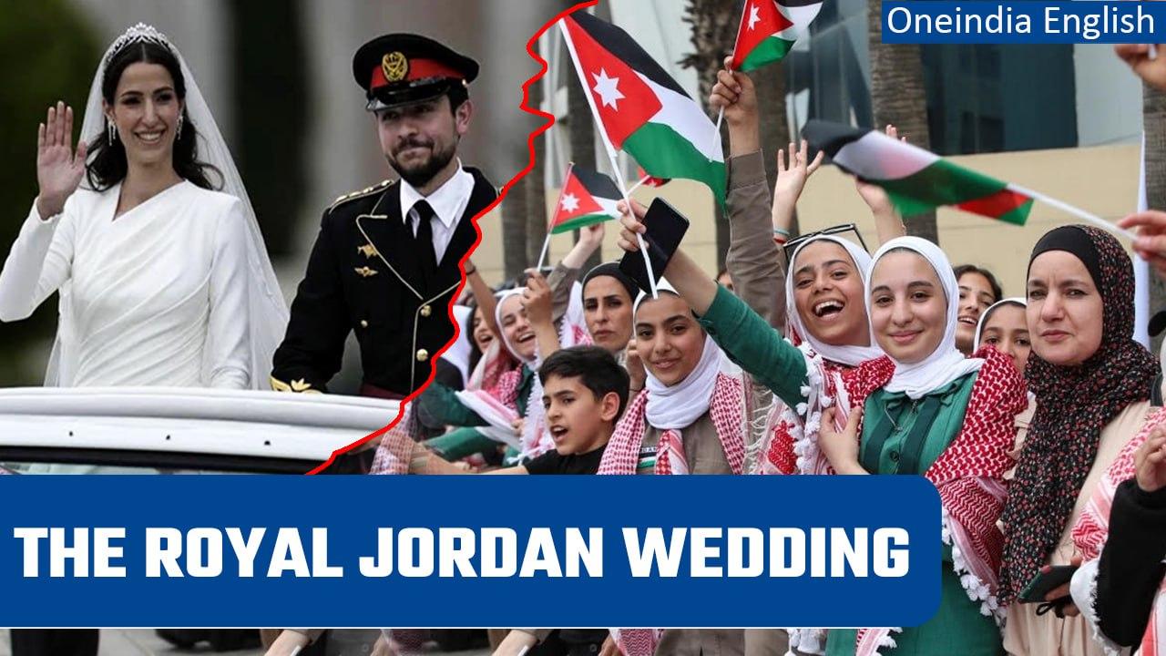 Jordan’s royal wedding: Crown Prince Hussein bin Abdullah marries Rajwa Al Saif | Oneindia News