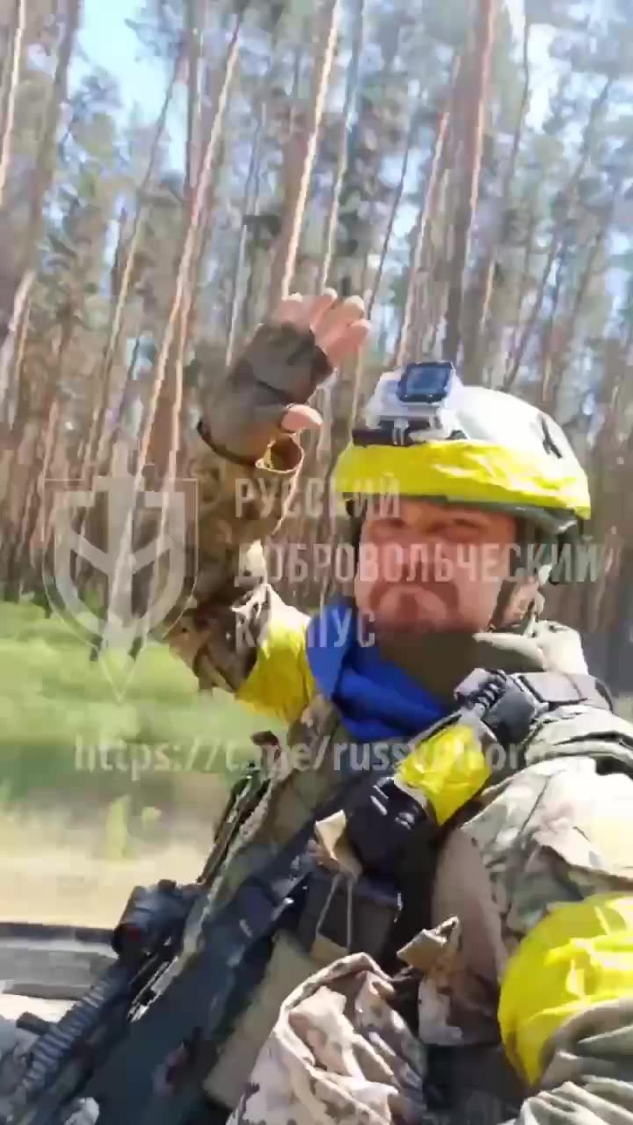 Russian Volunteer Corps in Russian open spaces.