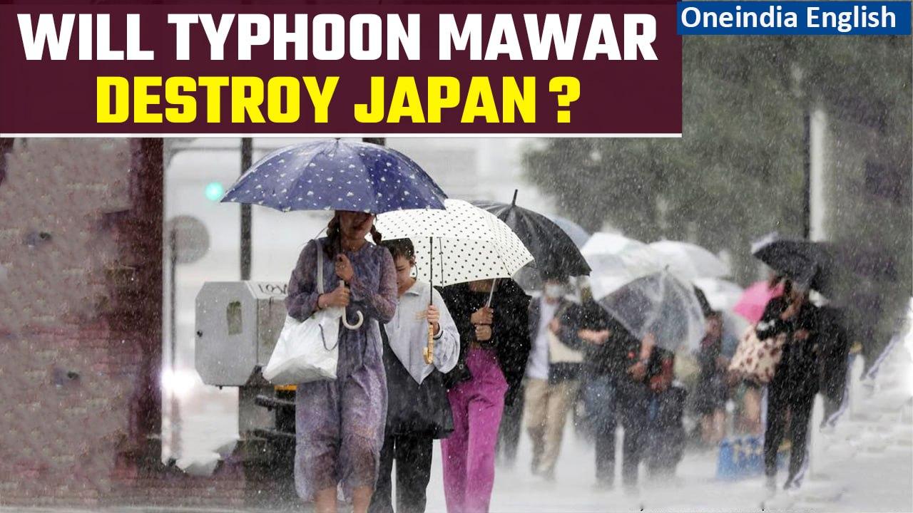 Typhoon Mawar: Japan braces for destruction as storm intensifies and warnings issued | Oneindia News