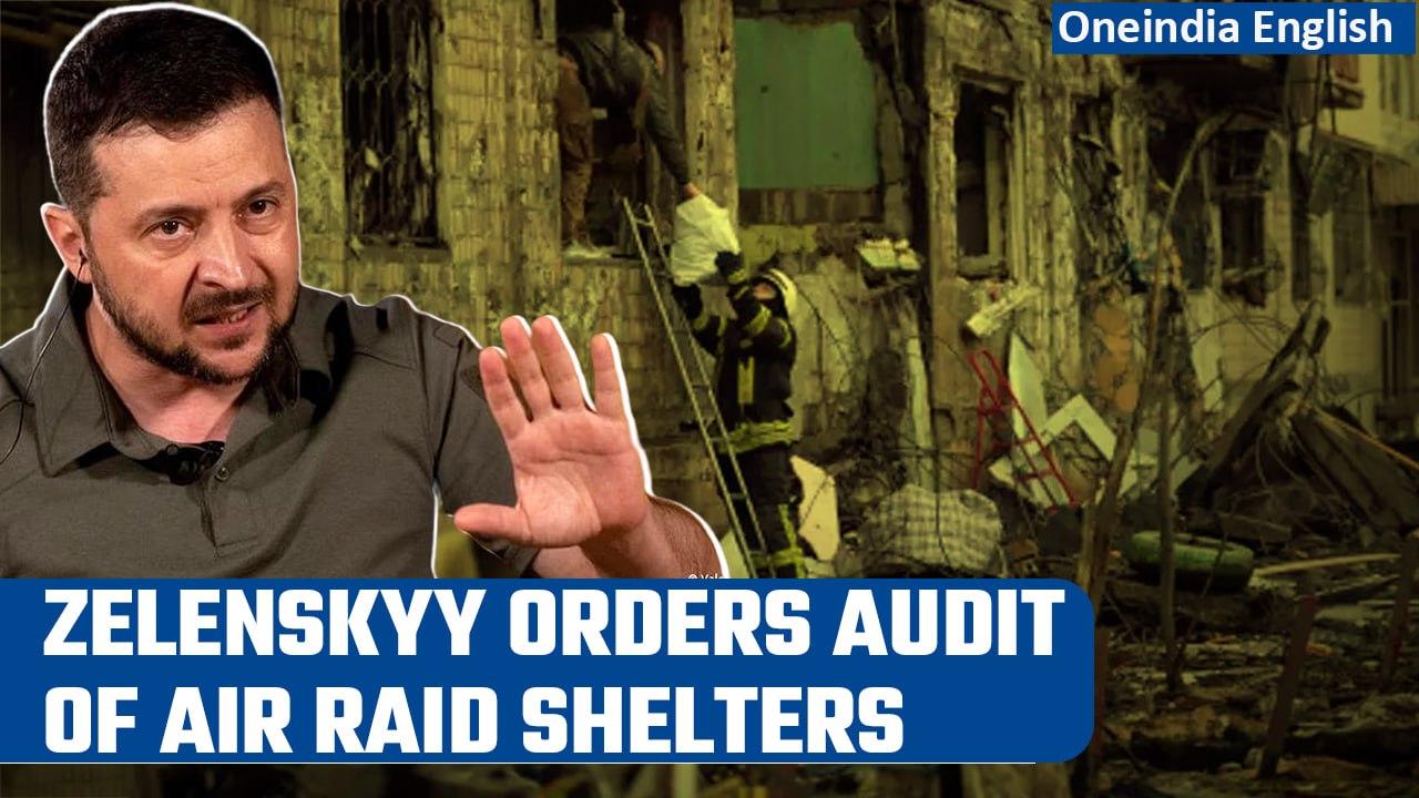 Ukraine War: Zelenskyy orders audit of air raid shelters after death, condemns it | Oneindia News