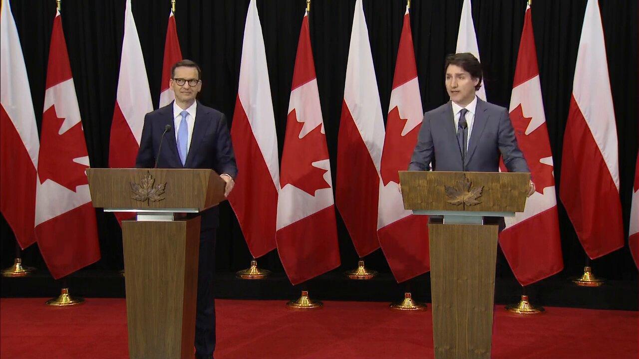 PM Trudeau and Polish PM Morawiecki hold a news conference in Toronto – June 2, 2023