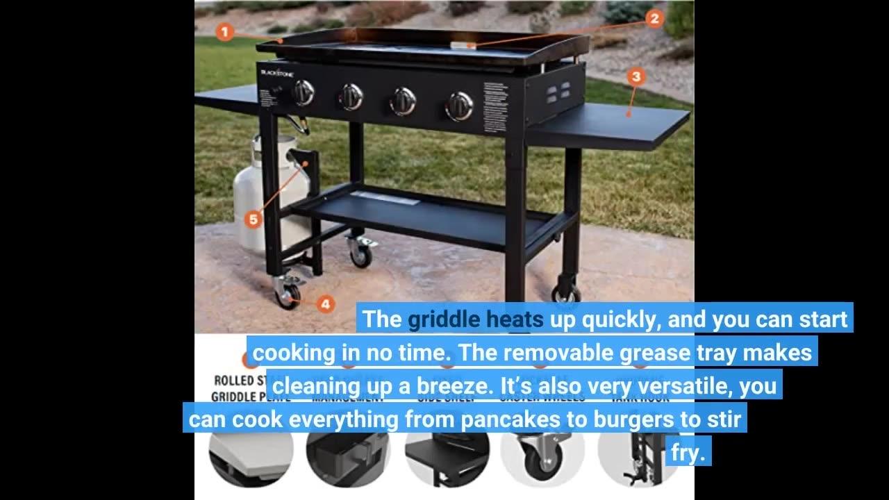 Buyer Feedback Blackstone Cooking Station with One News Page VIDEO