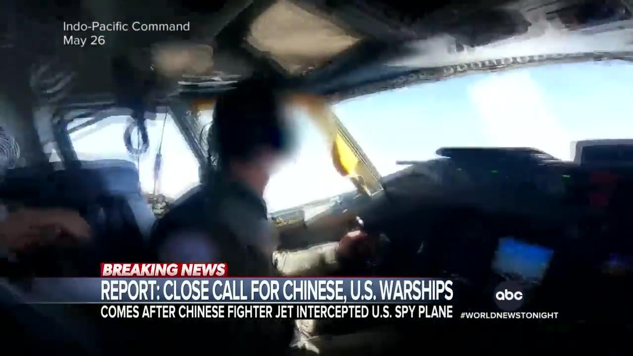 Close call for Chinese, US warships l WNT