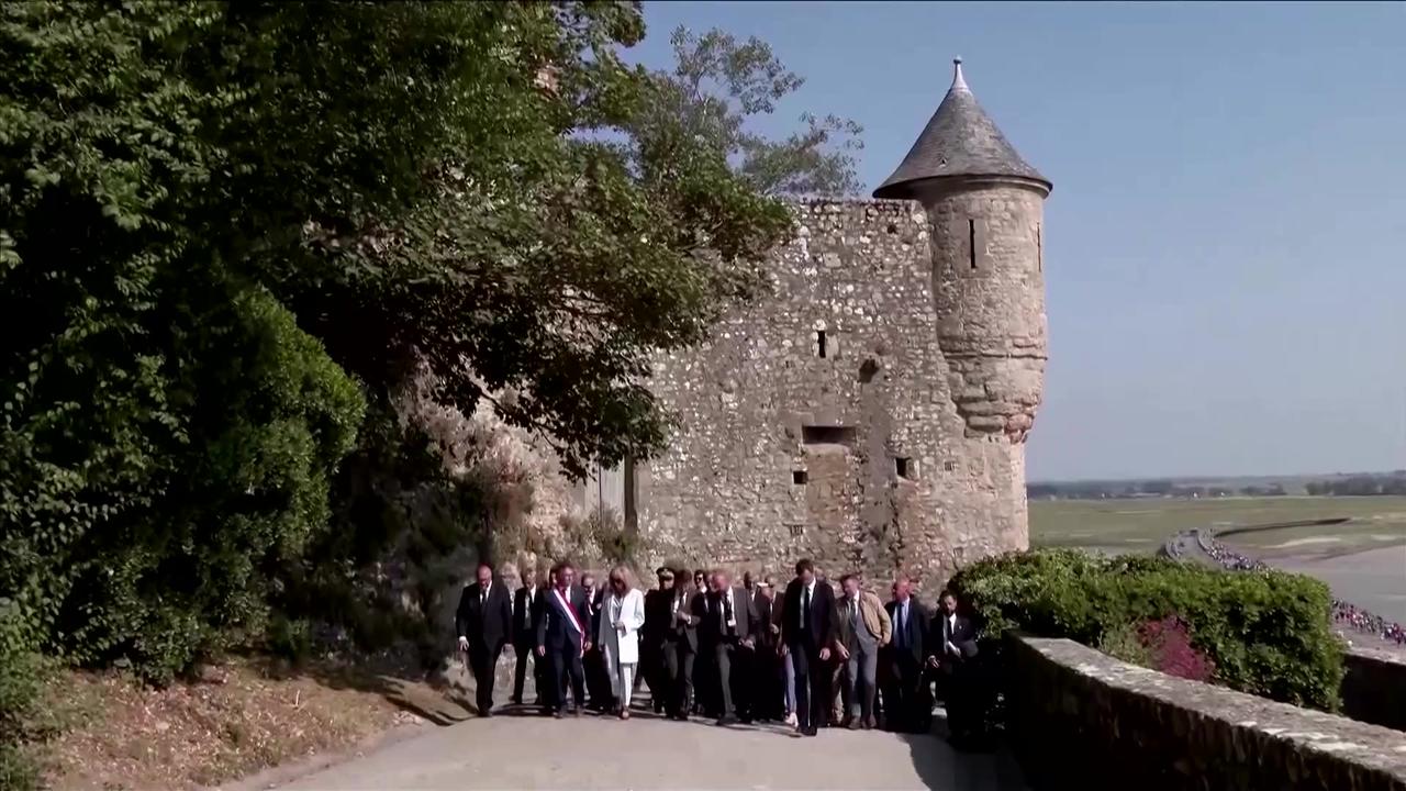 Macron marks 1,000th anniversary of Mont Saint-Michel