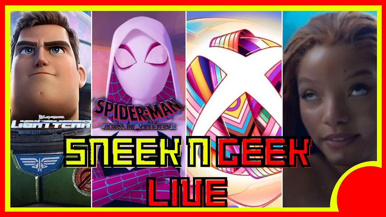 SNEEK N GEEK LIVE: Spider-Man DESTROYS The Little Mermaid | Gwen Stacy Trans? | Xbox Pride Logo