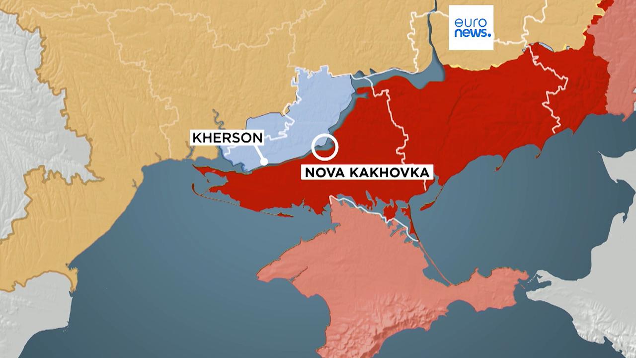 Ukraine says Russia has blown up Nova Kakhovka dam in Kherson region
