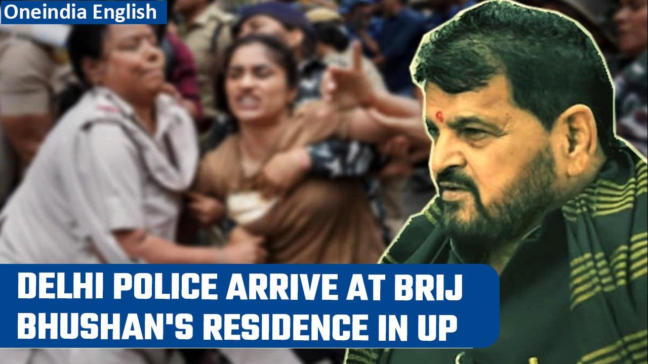 Wrestlers protest: Delhi Police record statements of people at Brij Bhushan's home | Oneindia News