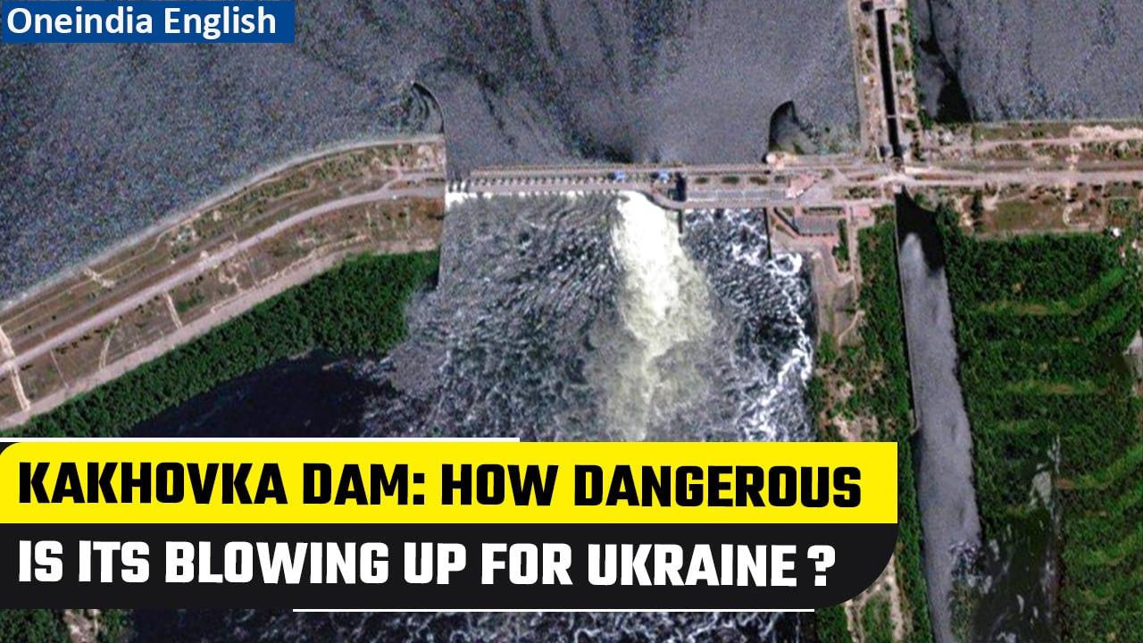 Kakhovka Dam: Kyiv accuses Moscow of blowing it up; Issues emergency flood alert | Oneindia News