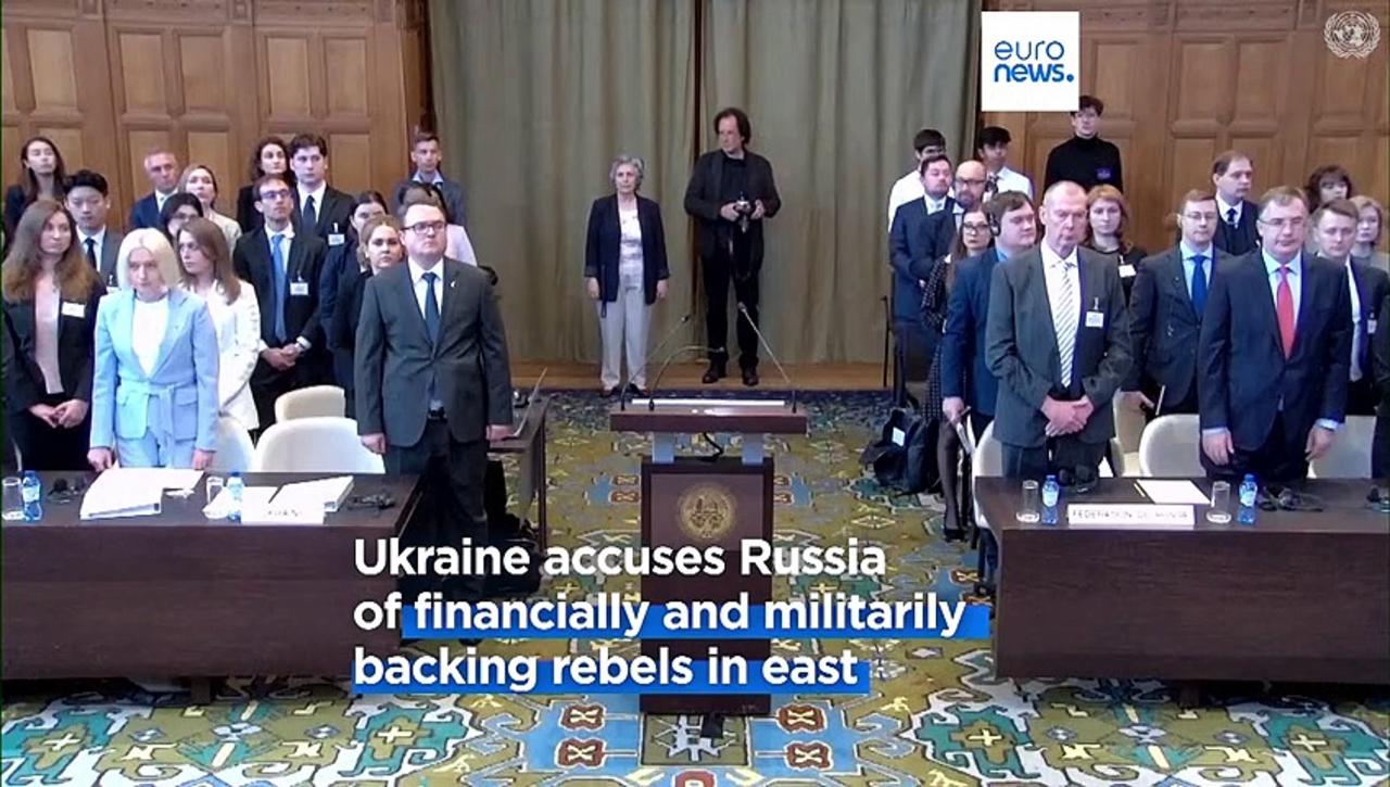 Ukraine brands Russia 'terrorist state' at top UN court over dam breach